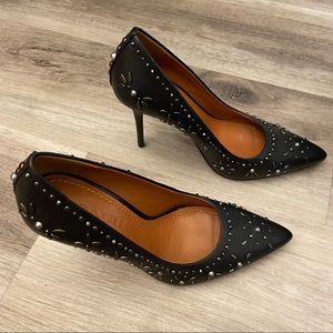 Coach Black Prairie Rivet Waverly Pump (100mm)